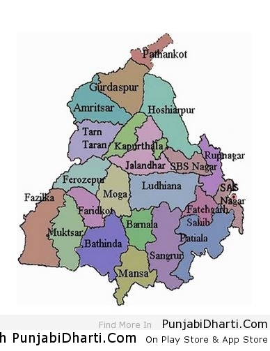 Map Of Punjab India