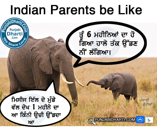 Status for parents in punjabi
